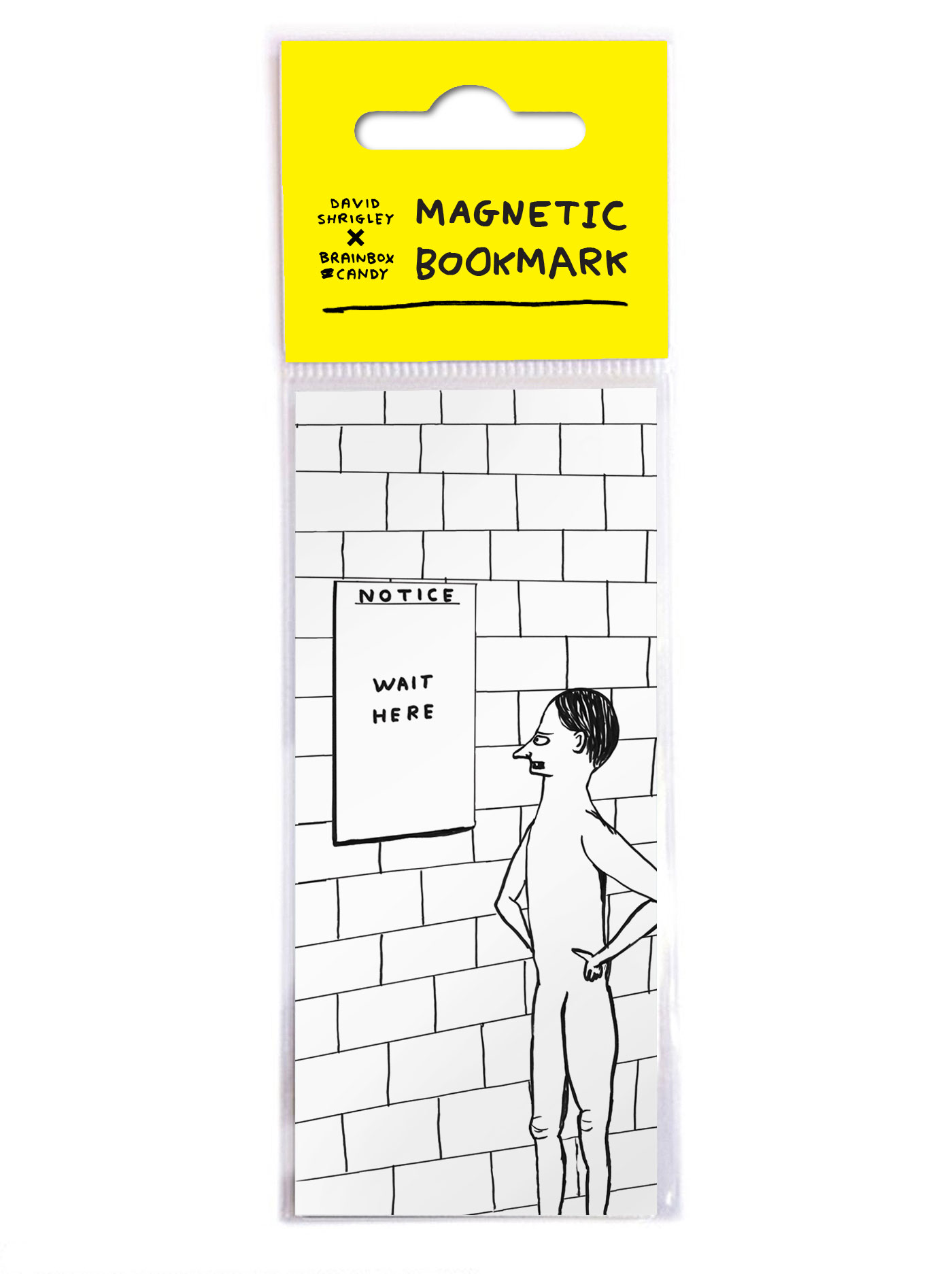 David Shrigley Funny Magnetic Bookmark Witty Amusing Cheap Novelty Gift Present