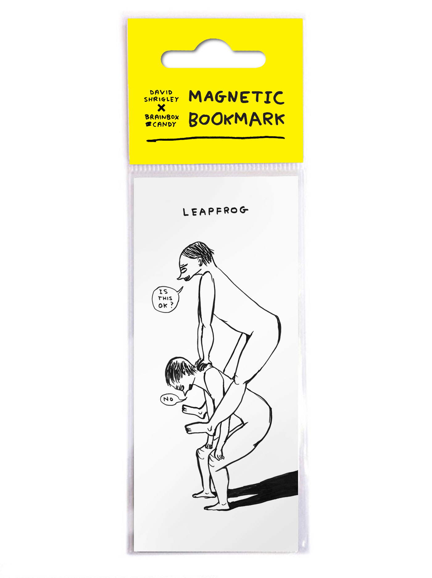 David Shrigley Funny Magnetic Bookmark Witty Amusing Cheap Novelty Gift Present