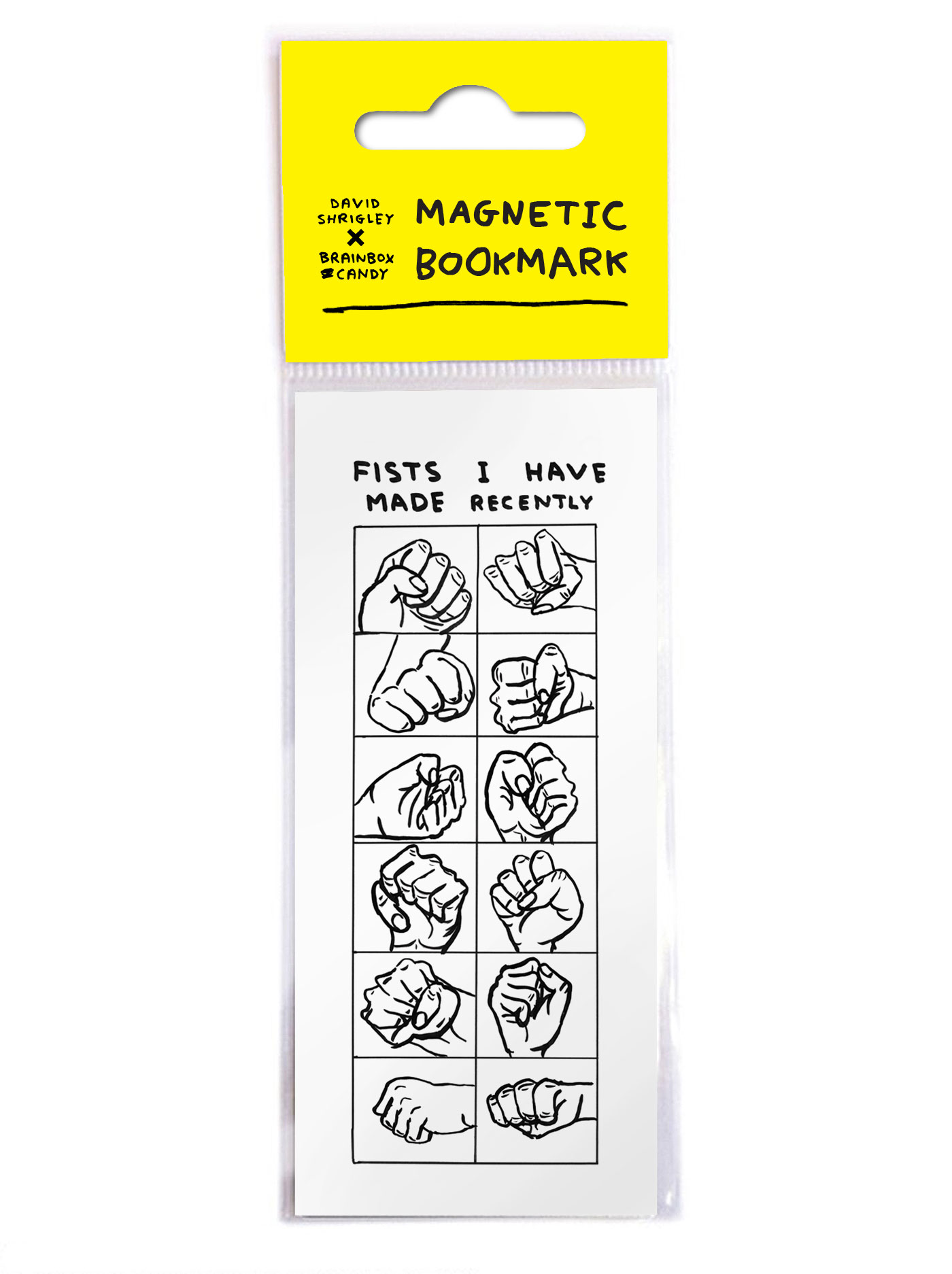 David Shrigley Funny Magnetic Bookmark Witty Amusing Cheap Novelty Gift Present