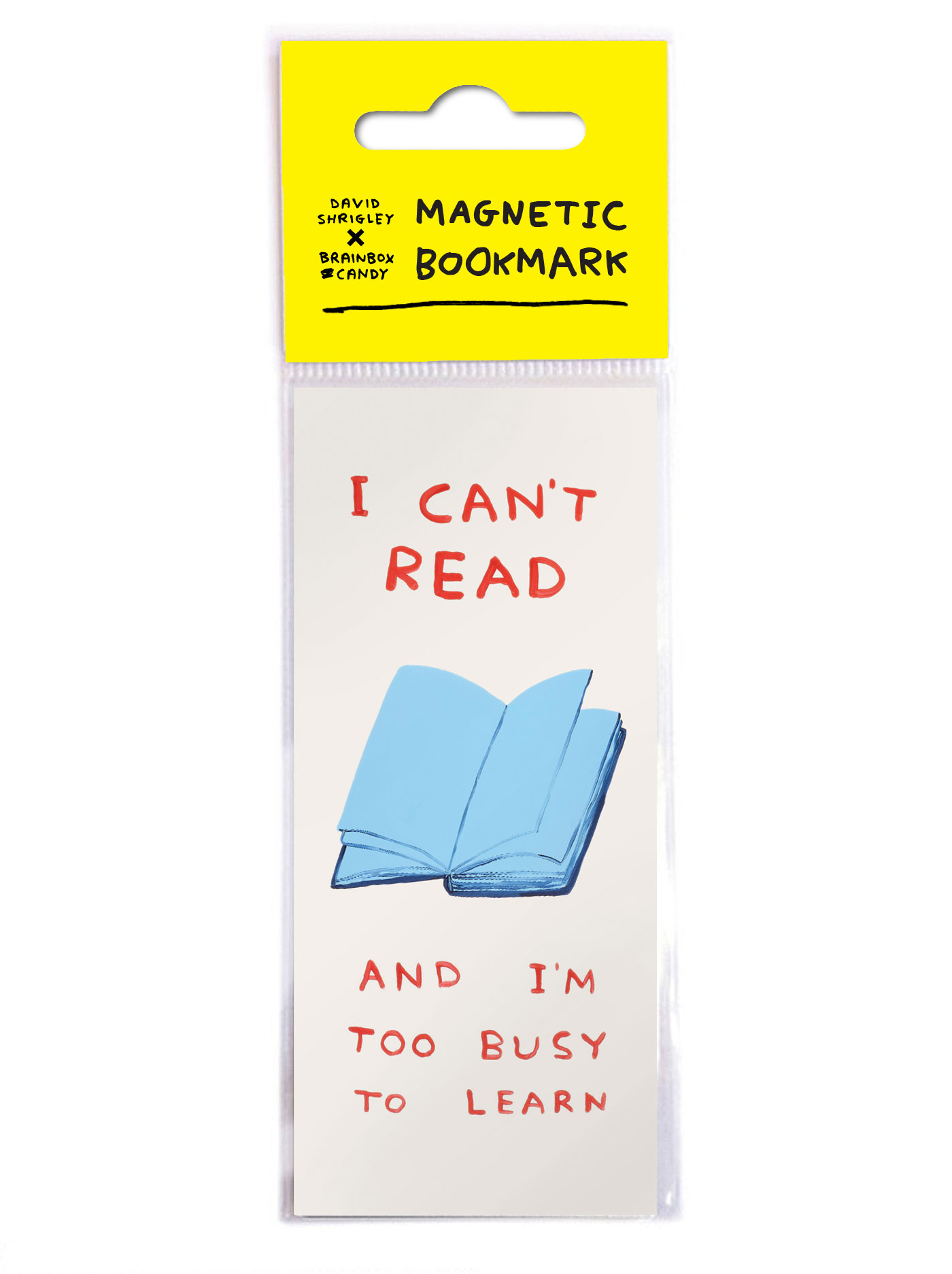 David Shrigley Funny Magnetic Bookmark Witty Amusing Cheap Novelty Gift Present