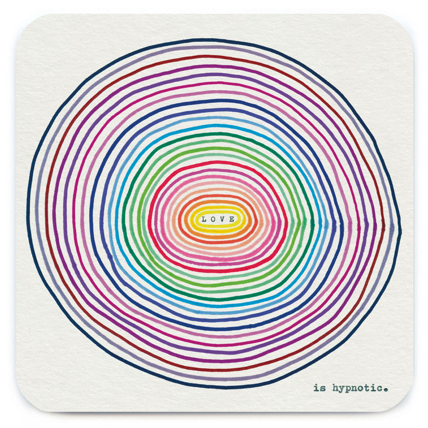 Hayden Kays Coaster Drinks Mat Artist Design Cute Amusing Humour Novelty Gift