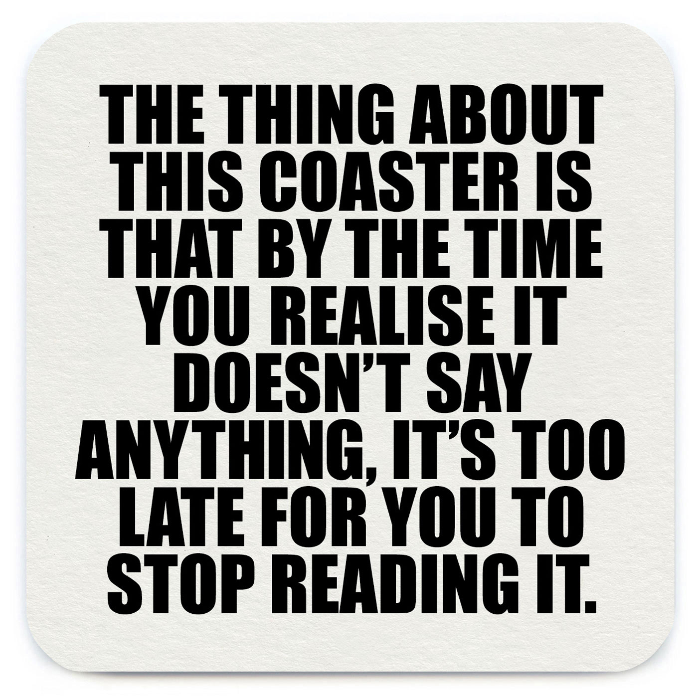 Hayden Kays Coaster Drinks Mat Funny Amusing Design Witty Humour Novelty Gift