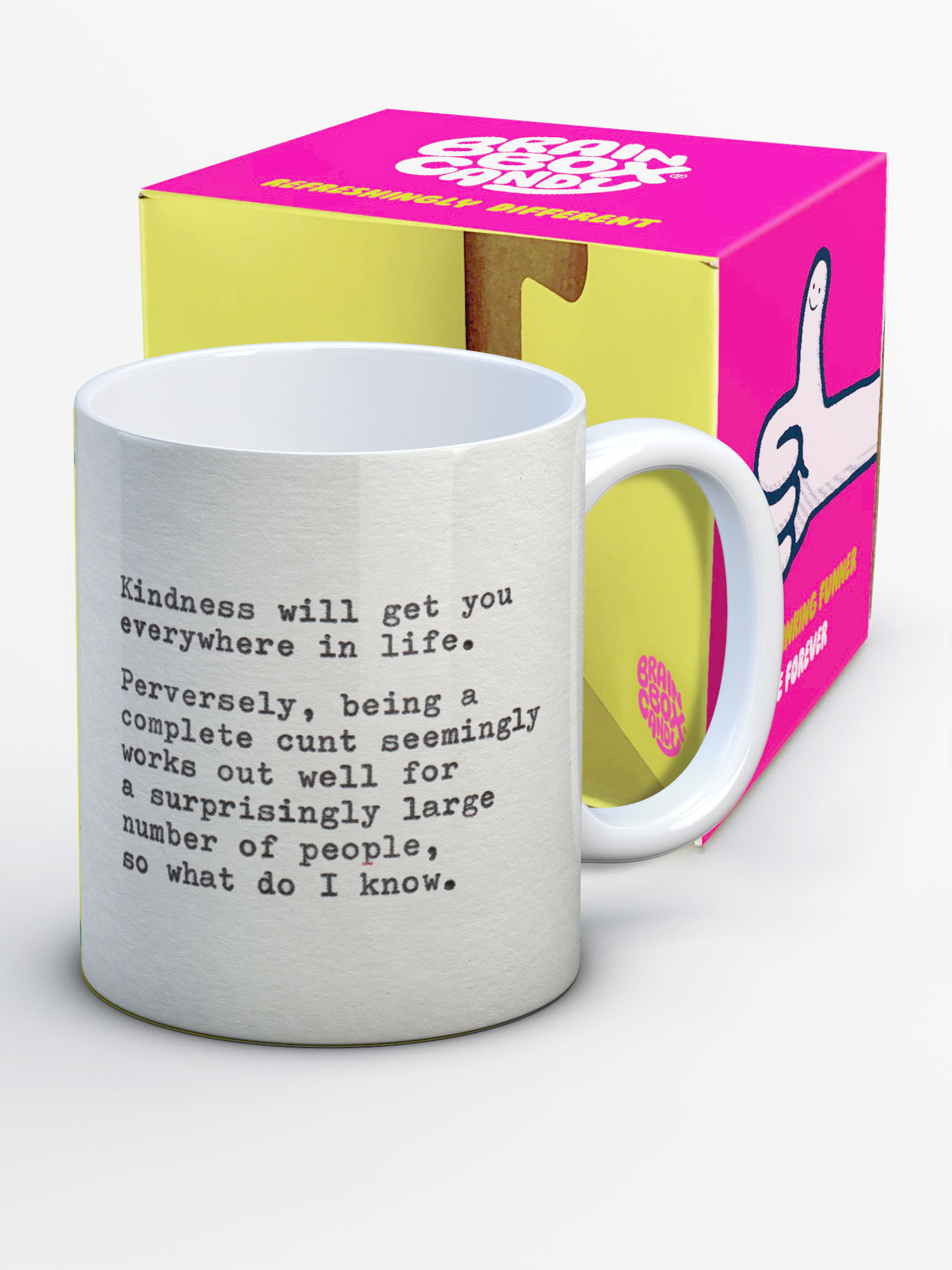 Hayden Kays RUDE Mug Cup Witty Amusing Gift Cheeky Humour Novelty Present Ideas