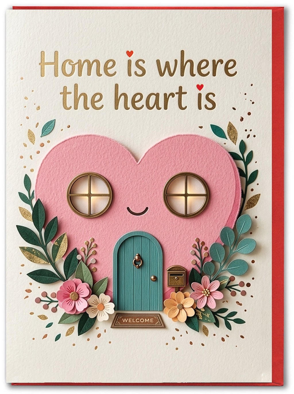 Cute New Home Card Moving House Congratulations Housewarming First House